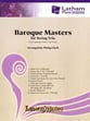 Baroque Masters for String Trio Violin/ Viola/ Cello Trio with opt. Violin 2 cover